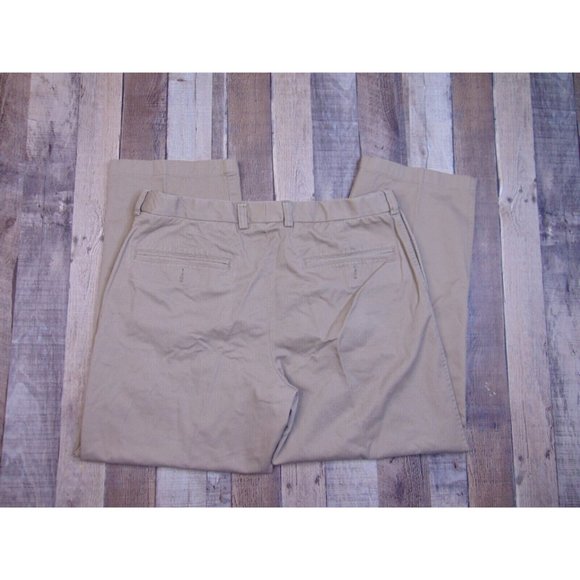 Duluth Trading Men 38 x 30 Ballroom Khakis Work Pants Beige Standard Fit Chino - Picture 1 of 5